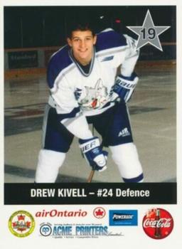 1999-00 Sudbury Wolves (OHL) Police #19 Drew Kivell Front
