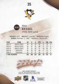 2017-18 Upper Deck MVP #35 Phil Kessel Back