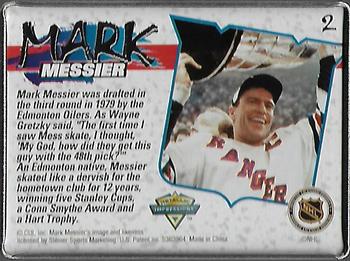1996 Metallic Impressions Mark Messier #2 Mark Messier Back
