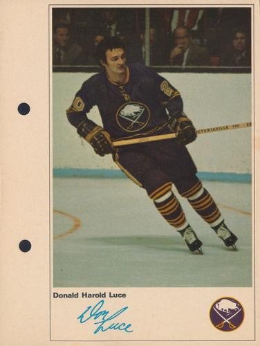 1971-72 Toronto Sun NHL Action Players #NNO Donald Harold Luce Front