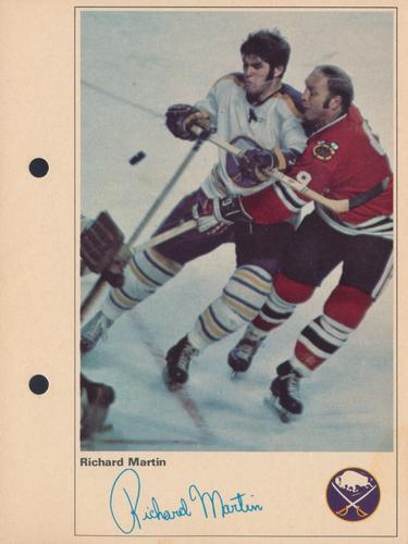1971-72 Toronto Sun NHL Action Players #NNO Richard Martin Front