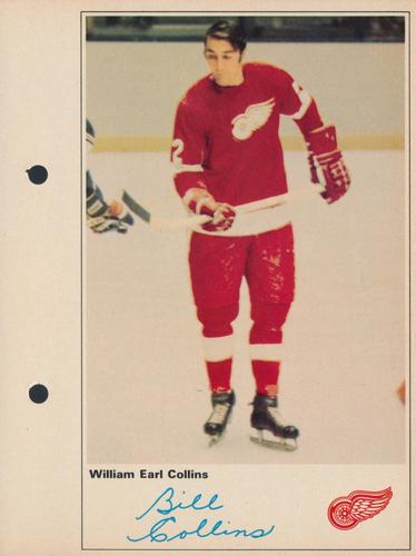 1971-72 Toronto Sun NHL Action Players #NNO William Earl Collins Front