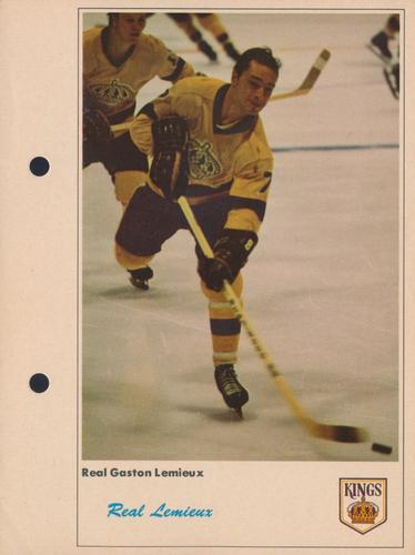 1971-72 Toronto Sun NHL Action Players #NNO Real Gaston Lemieux Front
