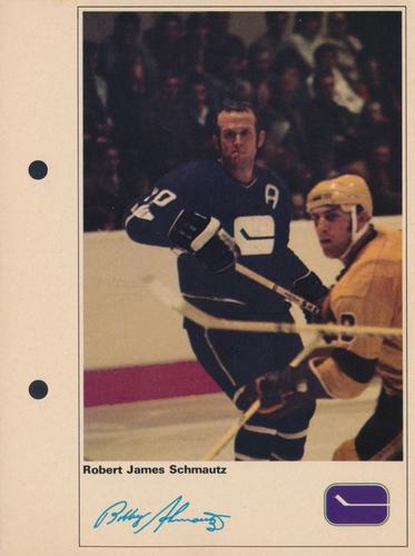 1971-72 Toronto Sun NHL Action Players #NNO Bobby Schmautz Front