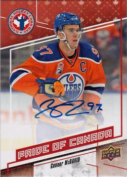 2017 Upper Deck National Hockey Card Day Canada - Autographs #CAN-CM Connor McDavid Front
