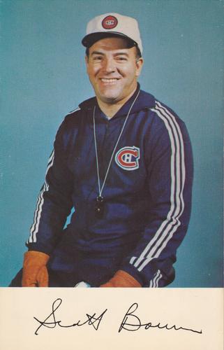 1977-78 Montreal Canadiens Postcards #NNO Scotty Bowman Front