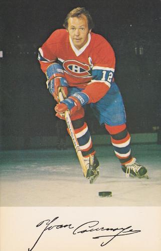 1977-78 Montreal Canadiens Postcards #NNO Yvan Cournoyer Front
