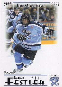 2007-08 Blueline Booster Club Lincoln Stars (USHL) Series 1 #9 Jared Festler Front