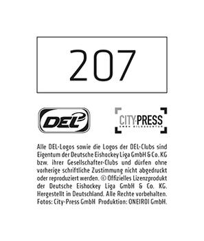 2015-16 Playercards Stickers (DEL) #207 Christian Kretschmann Back