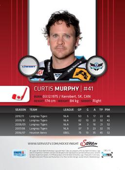 2011-12 Austrian EBEL #EBEL-115 Curtis Murphy Back