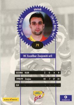 1999-00 Czech OFS #79 David Pazourek Back