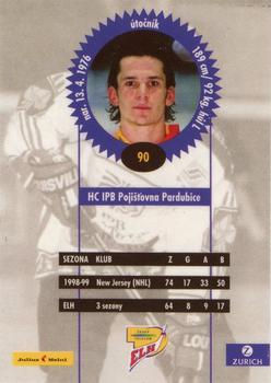 1999-00 Czech OFS #90 Patrik Elias Back