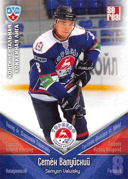 2011-12 Sereal KHL Basic Series #ТОP010 Semyon Valuisky Front