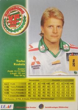 1994-95 Leaf Elit Set (Swedish) #58 Terho Koskela Back