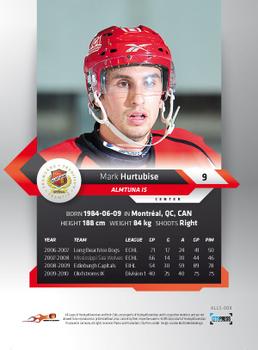 2010-11 HockeyAllsvenskan #ALLS-009 Mark Hurtubise Back
