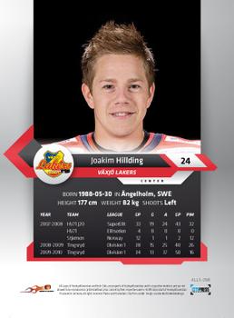 2010-11 HockeyAllsvenskan #ALLS-298 Joakim Hillding Back