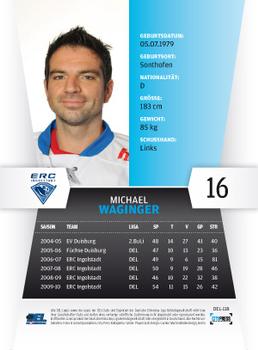 2010-11 Playercards (DEL) #DEL-118 Michael Waginger Back