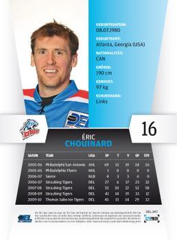 2010-11 Playercards (DEL) #DEL-247 Eric Chouinard Back