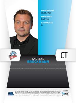 2010-11 Playercards (DEL) #DEL-392 Andreas Brockmann Back