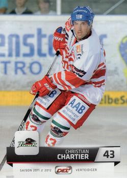 2011-12 Playercards (DEL) #DEL-007 Christian Chartier Front