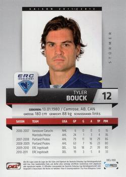 2011-12 Playercards (DEL) #DEL-100 Tyler Bouck Back