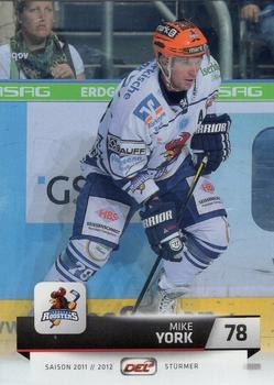 2011-12 Playercards (DEL) #DEL-123 Mike York Front