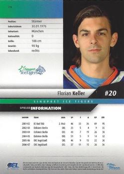 2007-08 Playercards (DEL) #238 Florian Keller Back