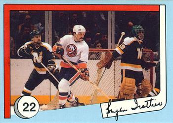 1985 New York Islanders News Bryan Trottier #22 Bryan Trottier Front