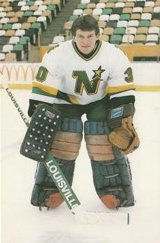 1985-86 Minnesota North Stars Postcards #NNO Rollie Melanson Front