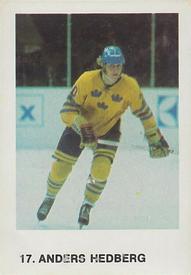 1973-74 Williams Hockey (Swedish) #17 Anders Hedberg Front