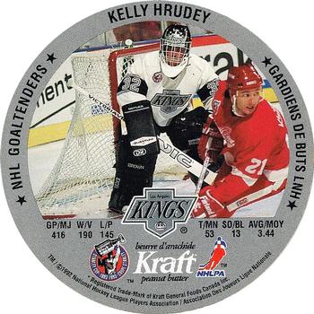 1992-93 Kraft - Kraft Peanut Butter NHL Goaltenders #NNO Bill Ranford / Kelly Hrudey  Back