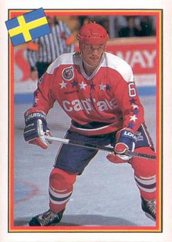 1993 Semic Hockey VM/Jaakiekon MM (Swedish/Finnish) Stickers #25 Calle Johansson Front