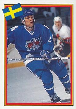 1993 Semic Hockey VM/Jaakiekon MM (Swedish/Finnish) Stickers #44 Niklas Andersson Front