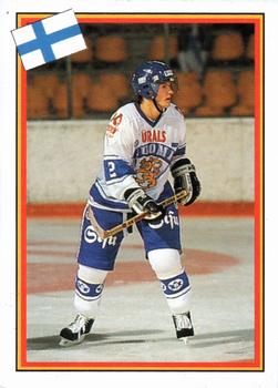 1993 Semic Hockey VM/Jaakiekon MM (Swedish/Finnish) Stickers #49 Mikko Haapakoski Front