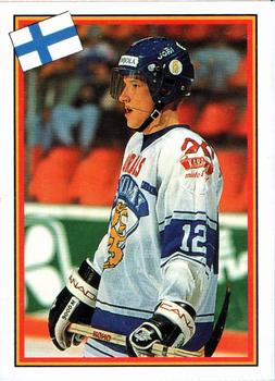 1993 Semic Hockey VM/Jaakiekon MM (Swedish/Finnish) Stickers #54 Janne Laukkanen Front