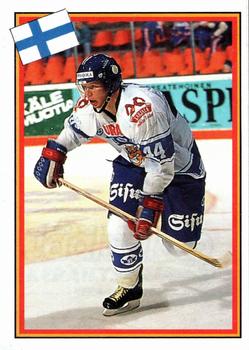 1993 Semic Hockey VM/Jaakiekon MM (Swedish/Finnish) Stickers #55 Harri Laurila Front