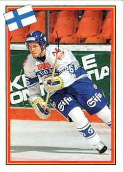 1993 Semic Hockey VM/Jaakiekon MM (Swedish/Finnish) Stickers #58 Sami Nuutinen Front