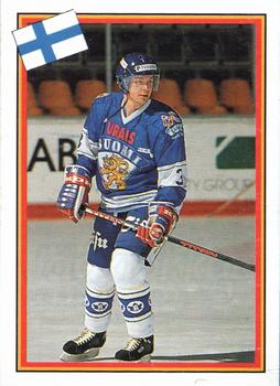 1993 Semic Hockey VM/Jaakiekon MM (Swedish/Finnish) Stickers #61 Mika Stromberg Front