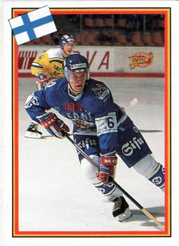 1993 Semic Hockey VM/Jaakiekon MM (Swedish/Finnish) Stickers #70 Timo Norppa Front