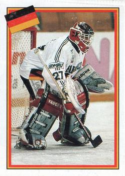 1993 Semic Hockey VM/Jaakiekon MM (Swedish/Finnish) Stickers #150 Klaus Merk Front