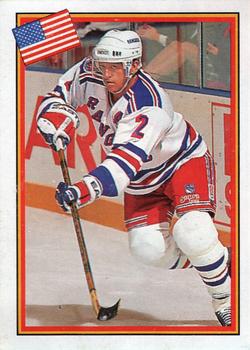 1993 Semic Hockey VM/Jaakiekon MM (Swedish/Finnish) Stickers #171 Brian Leetch Front