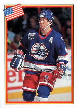 1993 Semic Hockey VM/Jaakiekon MM (Swedish/Finnish) Stickers #174 Phil Housley Front