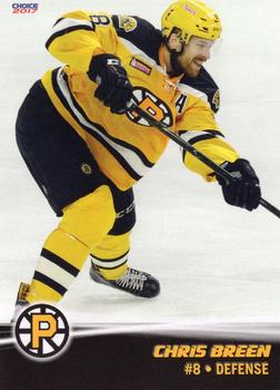 2016-17 Choice Providence Bruins (AHL) #08 Christopher Breen Front