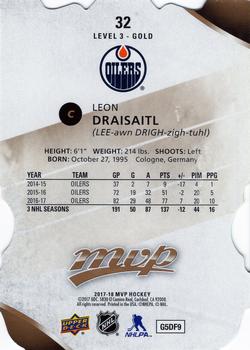 2017-18 Upper Deck MVP - Colors and Contours #32 Leon Draisaitl Back