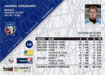 2011-12 OFS Plus #148 Marek Mazanec Back