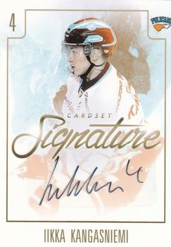 2017-18 Cardset Finland - Signature (Series One) #NNO Iikka Kangasniemi Front