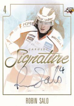 2017-18 Cardset Finland - Signature (Series One) #NNO Robin Salo Front