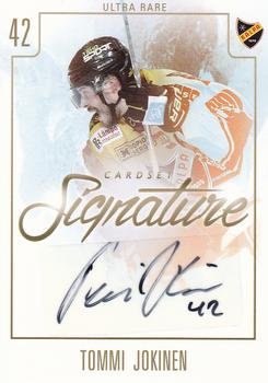 2017-18 Cardset Finland - Ultra Rare Signature (Series One) #NNO Tommi Jokinen Front