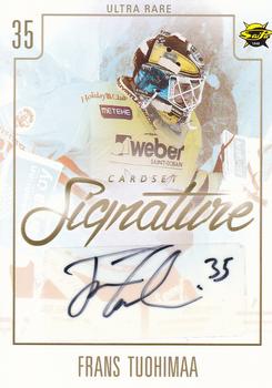 2017-18 Cardset Finland - Ultra Rare Signature (Series One) #NNO Frans Tuohimaa Front
