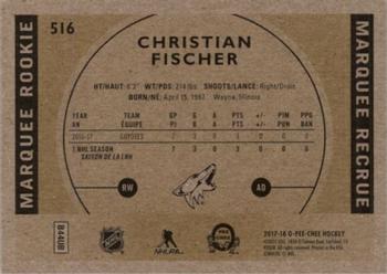 2017-18 O-Pee-Chee - Retro #516 Christian Fischer Back